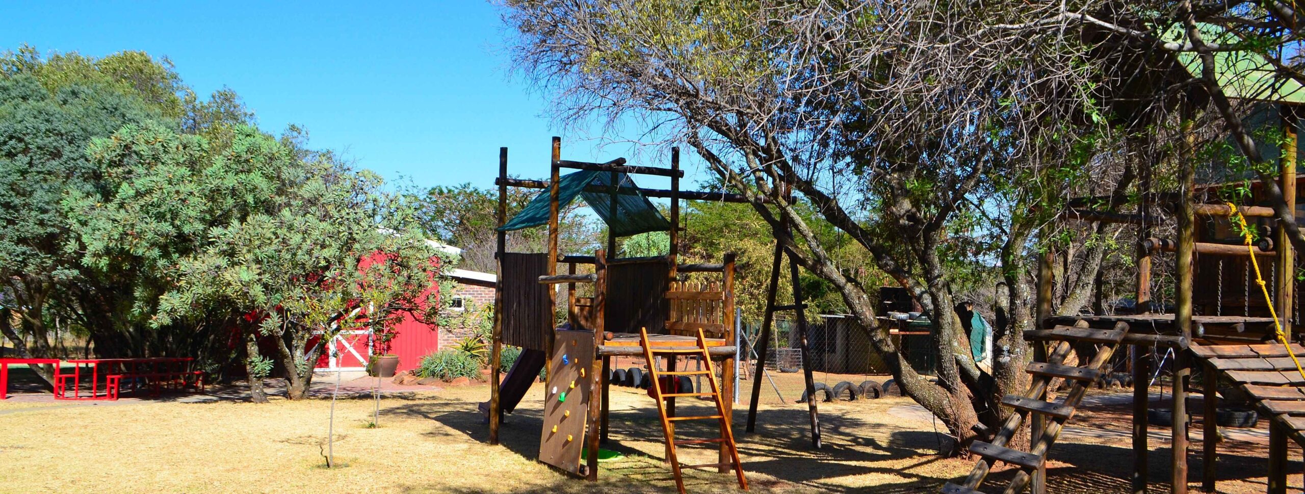 Kids playground garden venue for birthday party at the Barn on Boundary Party Vennue.