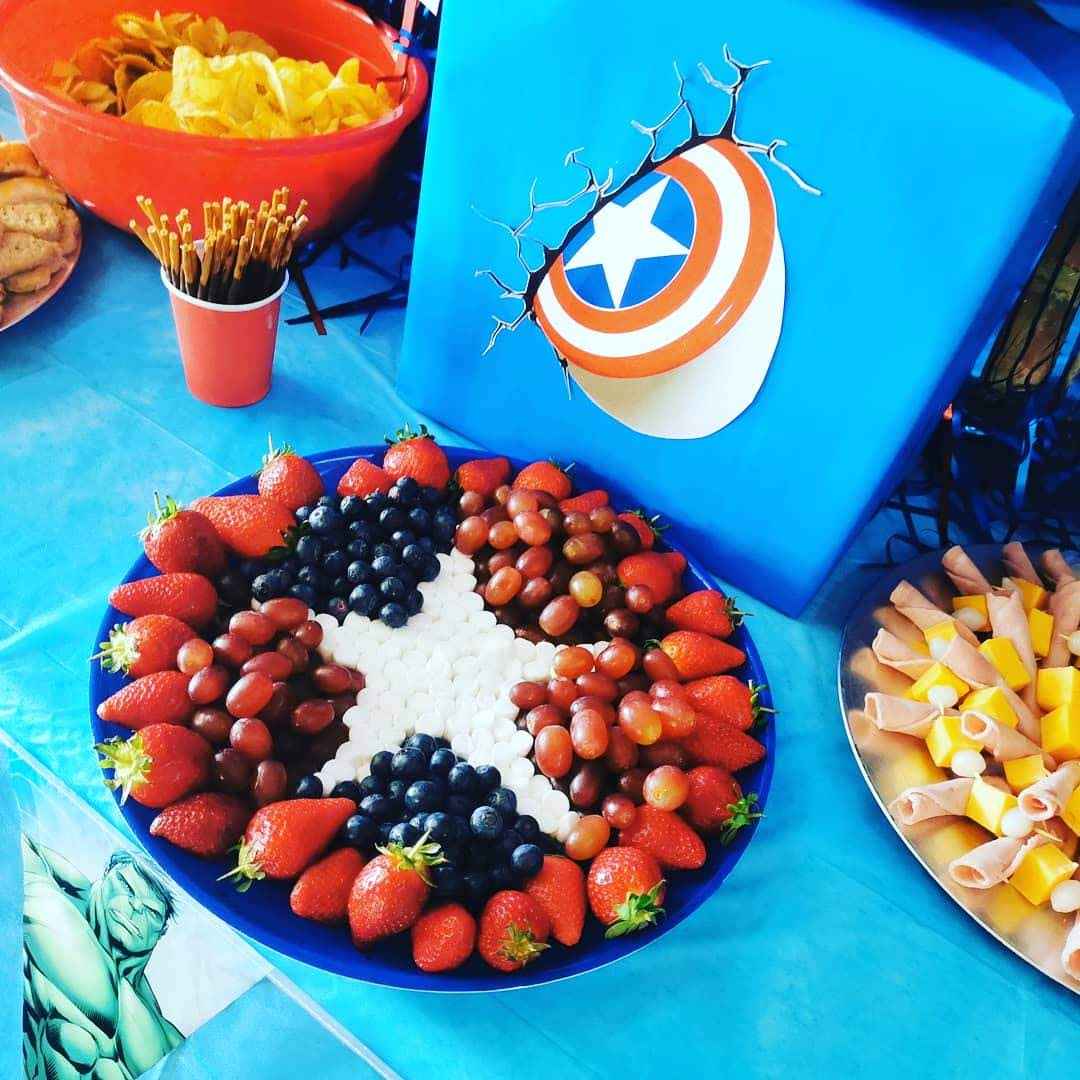 A variety of snacks arranged on a table at The Barn on Boundary Party Venue Johannesburg 
